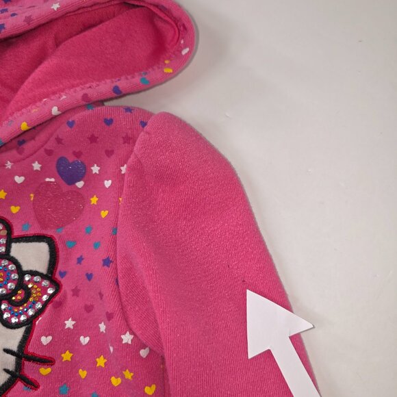 LOT OF 9 SWEATSHIRTS VEST GIRL TODDLER SIZE 24M /2T WHITE PINK PURPLE GRAY *FLAW - Picture 7 of 16